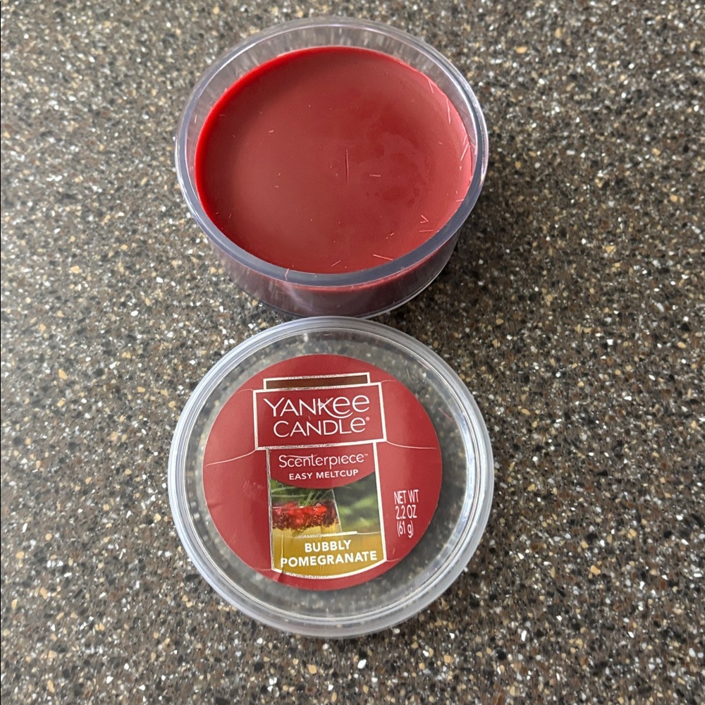 Yankee Candle Scenterpiece BUBBLY POMEGRANATE MeltCup Red - Picture 4 of 4
